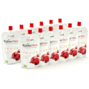 12 buste da 100 ml Cuore di barbabietola BIOLOGICO